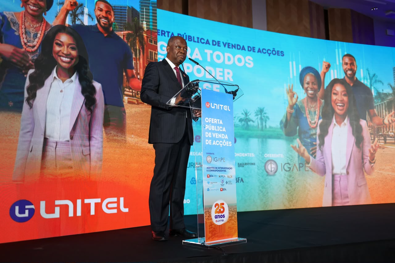 Unitel regista resultados líquidos de 158 mil milhões de kwanzas em 2025